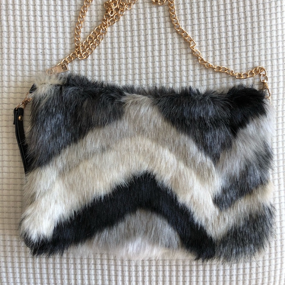 Faux Fur Crossbody